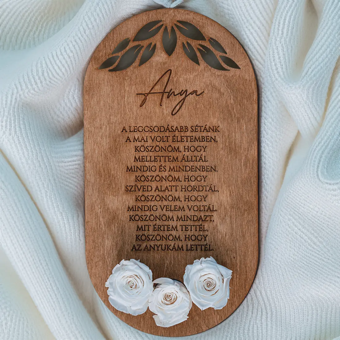 Ajándéktábla Anyáknak, Szülőköszöntő Tábla esküvői dekoráció